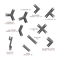 Plastic Terrain Clips - Grey (2023)