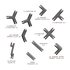 Plastic Terrain Clips - Grey (2023)