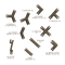 Plastic Terrain Clips - Brown (2023)