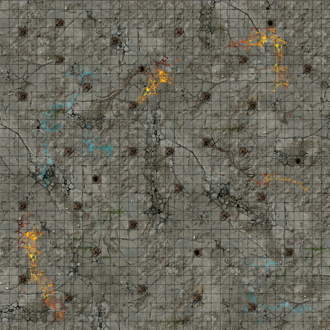 Dungeon Gaming Mat 2x2
