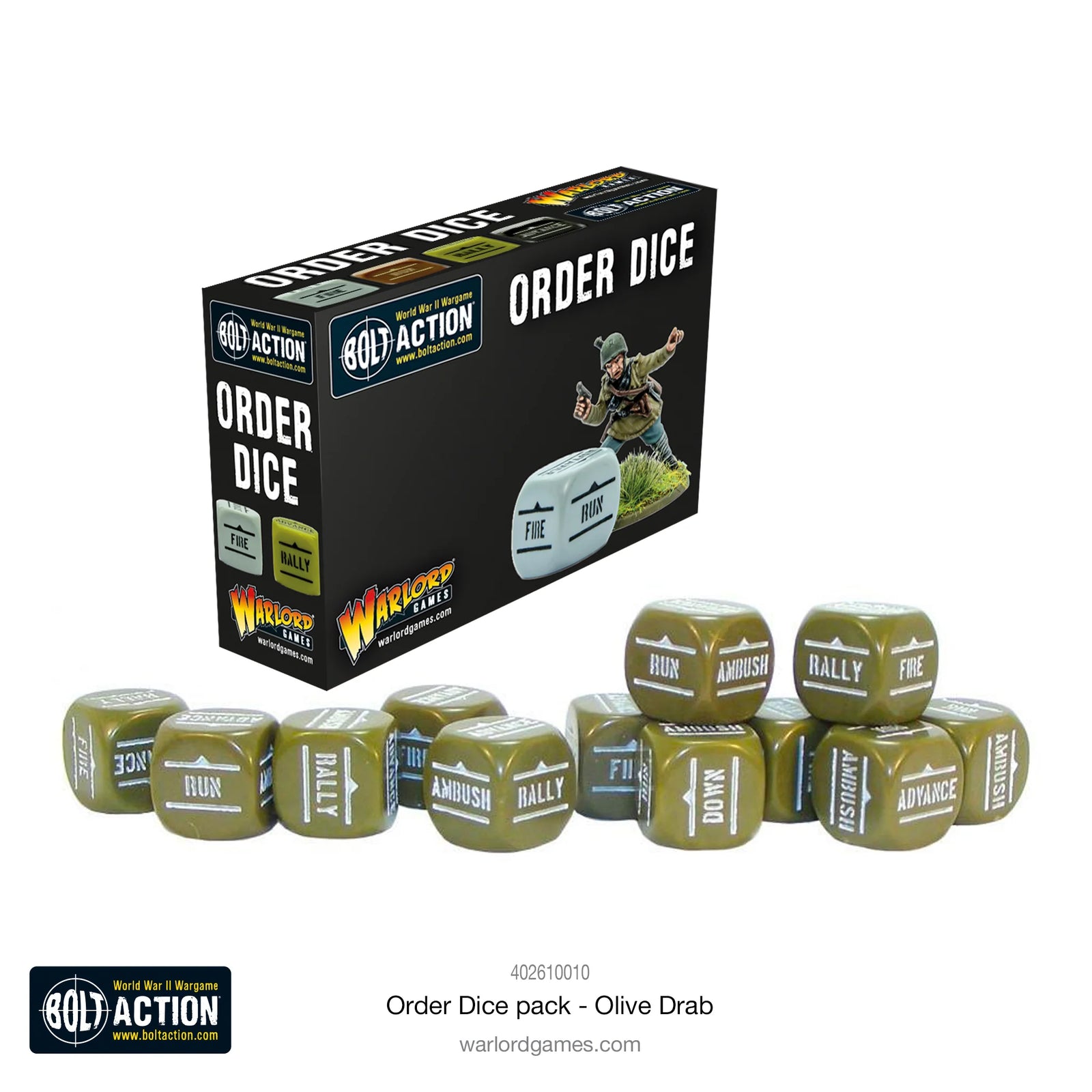 Bolt Action: Orders Dice pack
