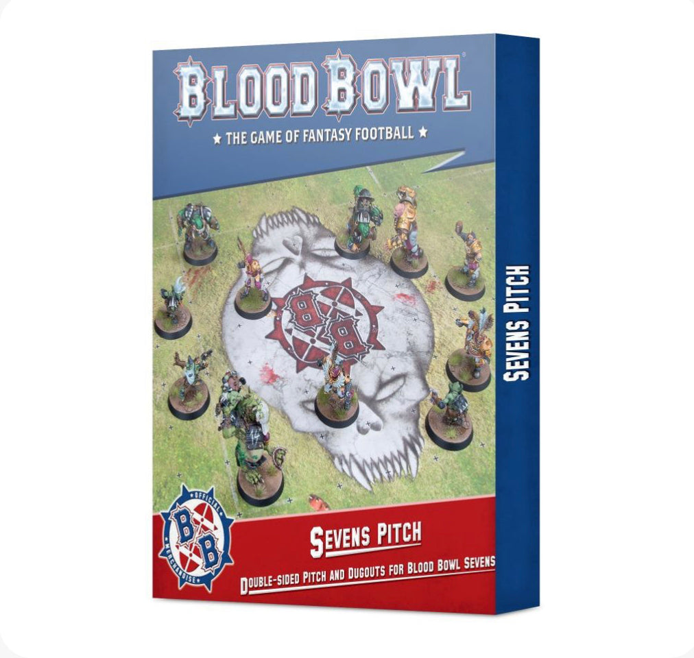 Sevens Pitch: Double-sided Pitch and Dugouts for Blood Bowl Sevens