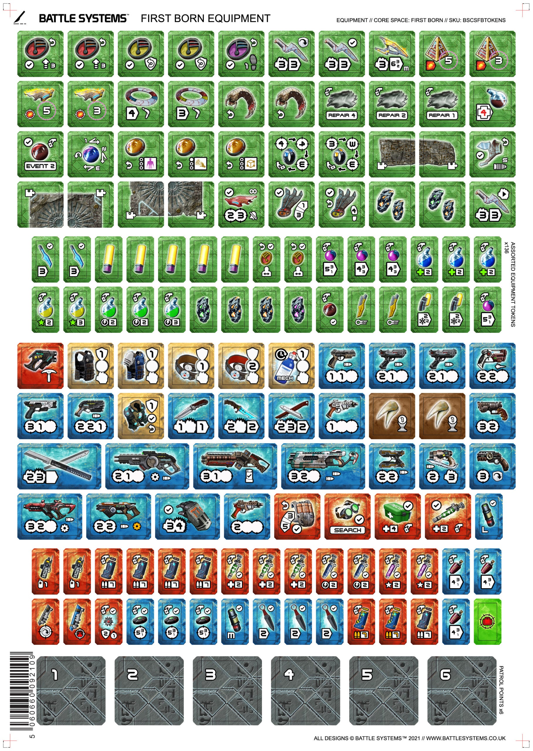 Core Space First Born Equipment