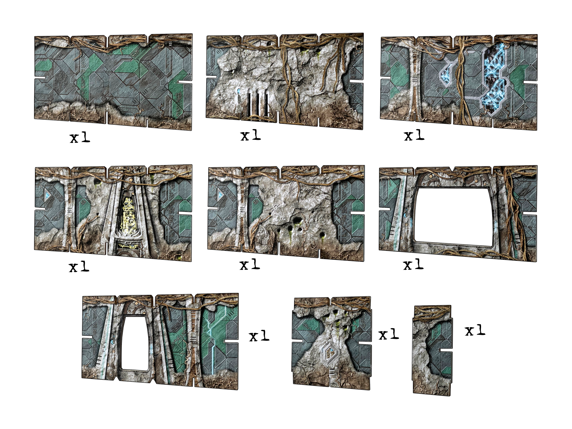 Alien Catacomb Walls