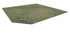 Grassy Fields Gaming Mat 3x3 - Grid