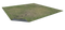 Grassy Fields Gaming Mat 2x2 - Grid