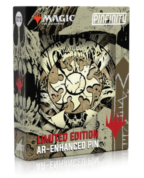 Pinfinity AR Pin - Phyrexia Mana Symbol Pin- Infect Plains