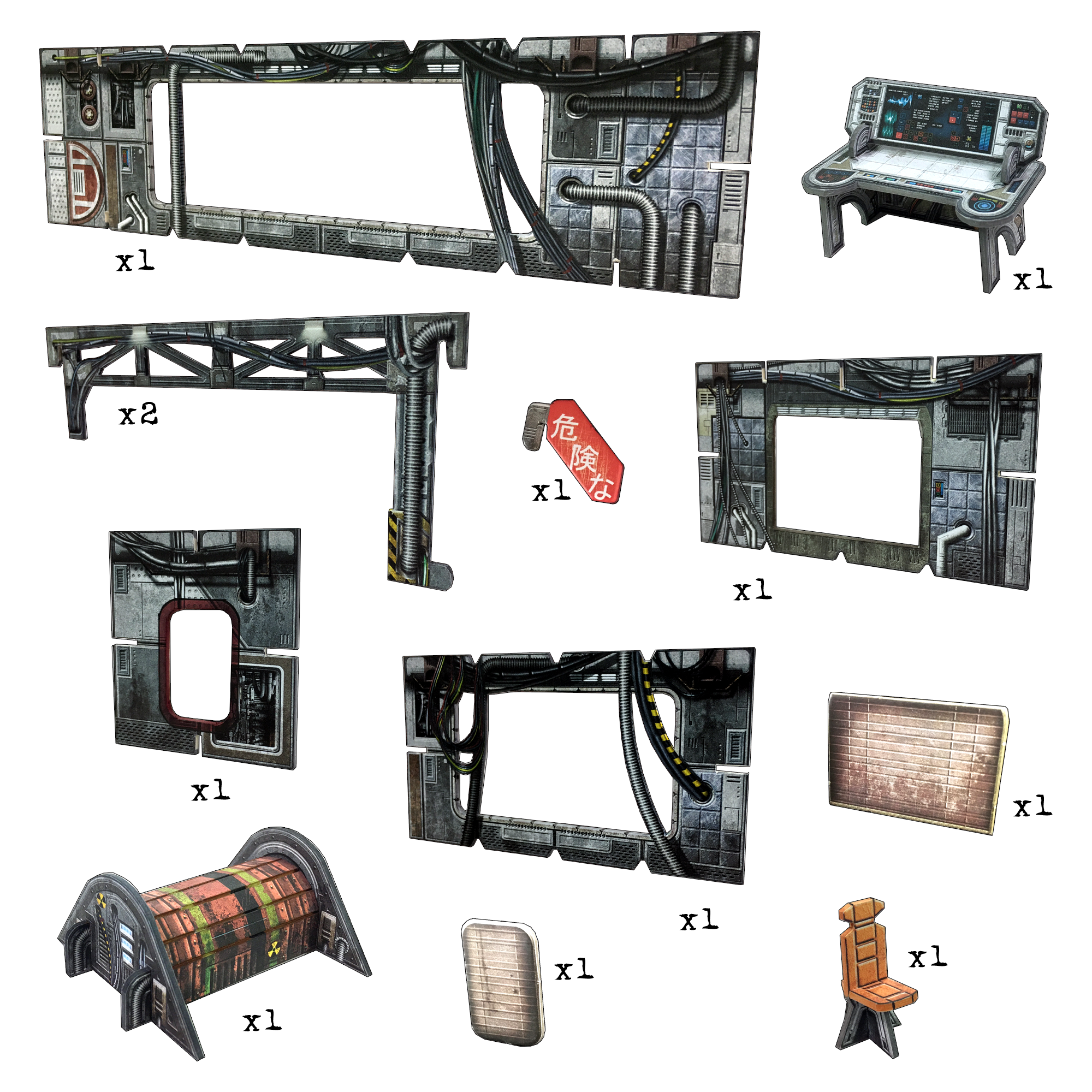 Cyberpunk Girders and Accessories