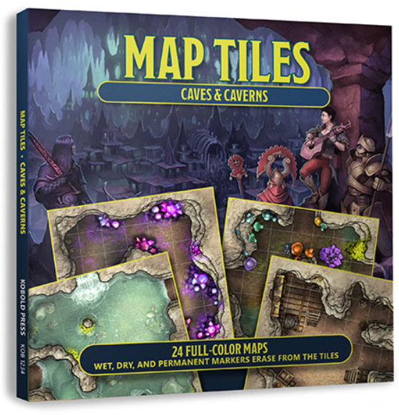 Kobold Press - Map Tiles Caves & Caverns