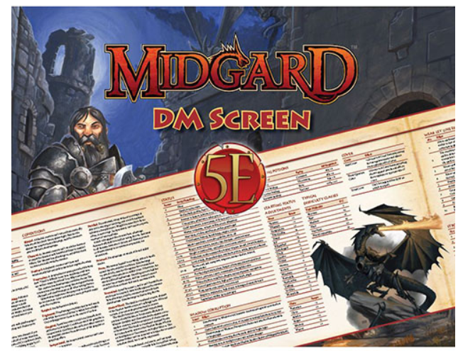 Kobold Press - Midgard DMs Screen & Character Sheets for 5th Edition