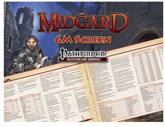 Kobold Press - Midgard DMs Screen & Character Sheets for Pathfinder RPG