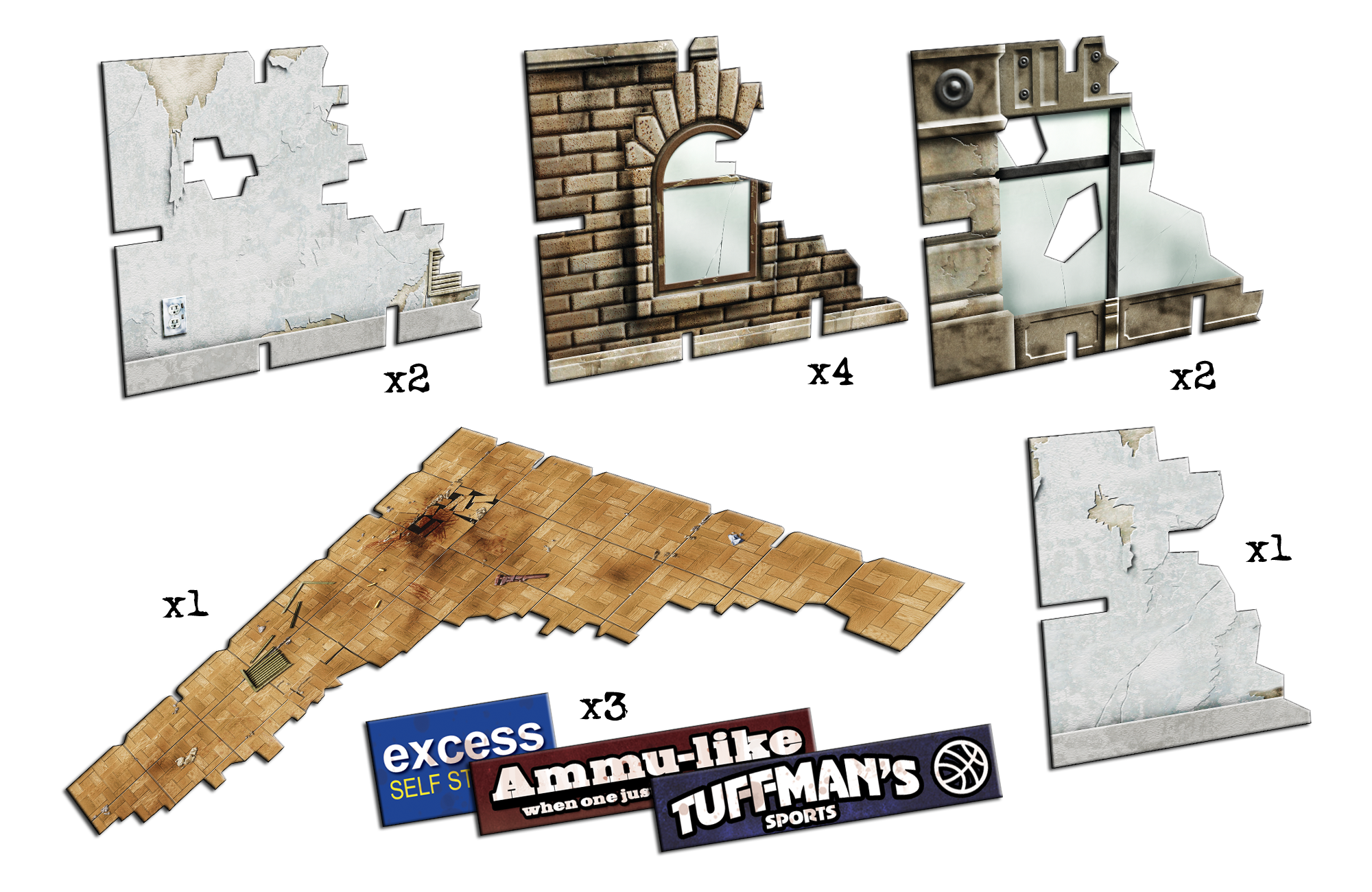 Ruined Walls & Floors