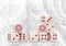 Sorcerer Kings Logo on Magenta Marbled Dice