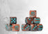Old Dominion Logo on Brown Marbled Dice