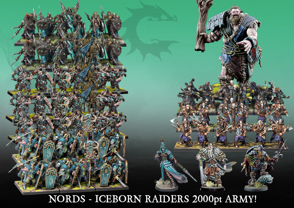 Iceborn Raiders 2000pt Army - Nords
