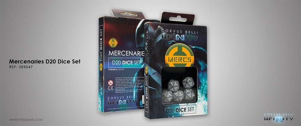 Mercenaries D20 Dice Set