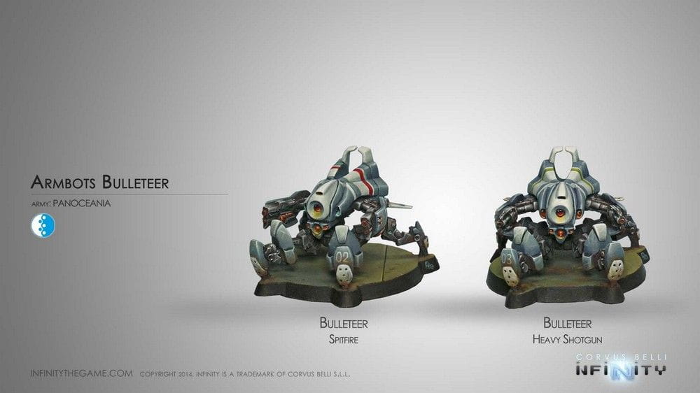 Armbots Bulleteer (Spitfire, Heavy Shotgun)