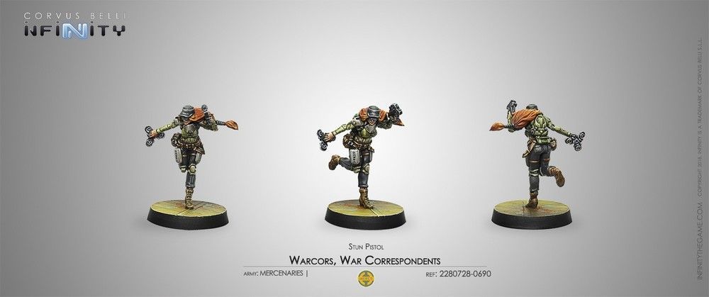 Warcors, War Correspondents (Stun Pistol)
