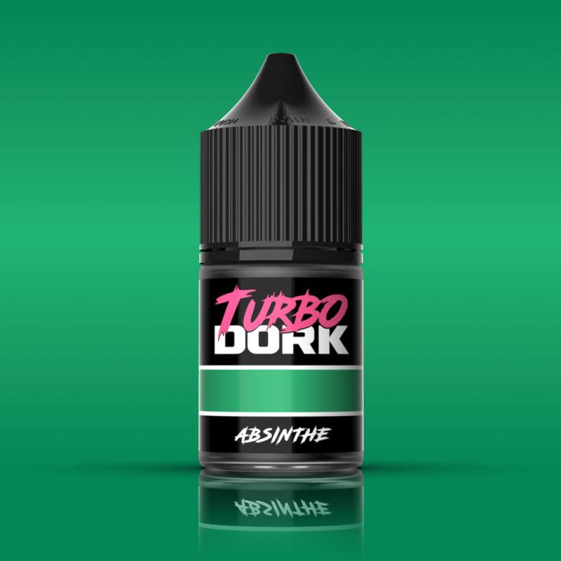 Turbo Dork: Absinthe Metallic Acrylic Paint 22ml Bottle