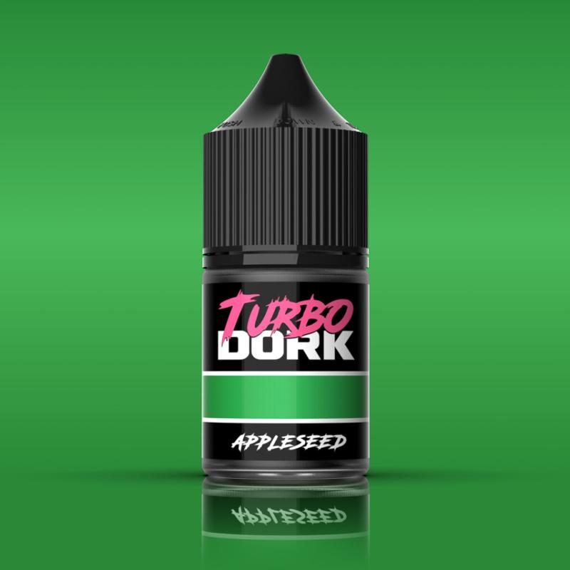 Turbo Dork: Apple Seed Metallic Acrylic Paint 22ml Bottle