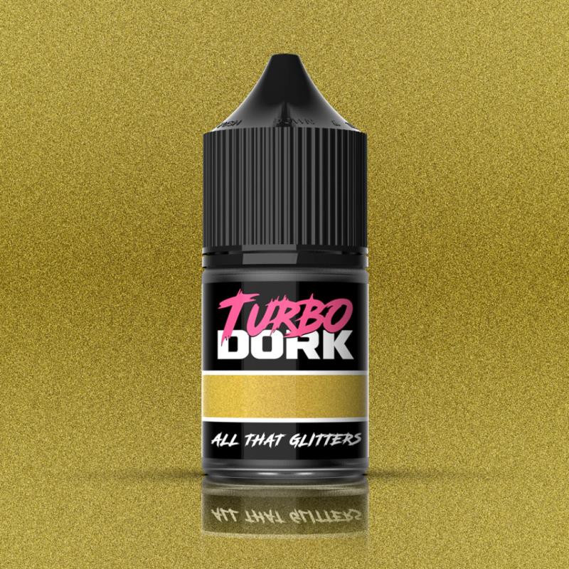 Turbo Dork: All That Glitters Metallic Acrylic Paint 22ml Bottle