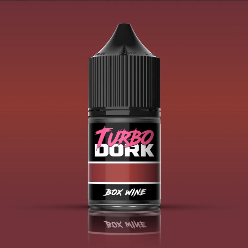 Turbo Dork: Box Wine Metallic Acrylic Paint 22ml Bottle