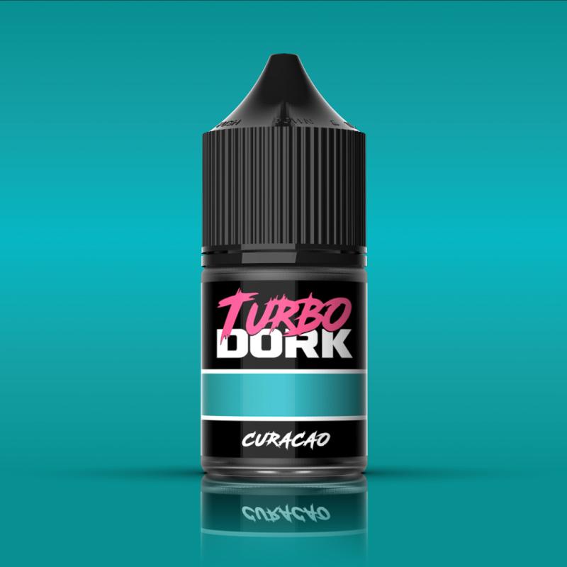 Turbo Dork: Curacao Metallic Acrylic Paint 22ml Bottle