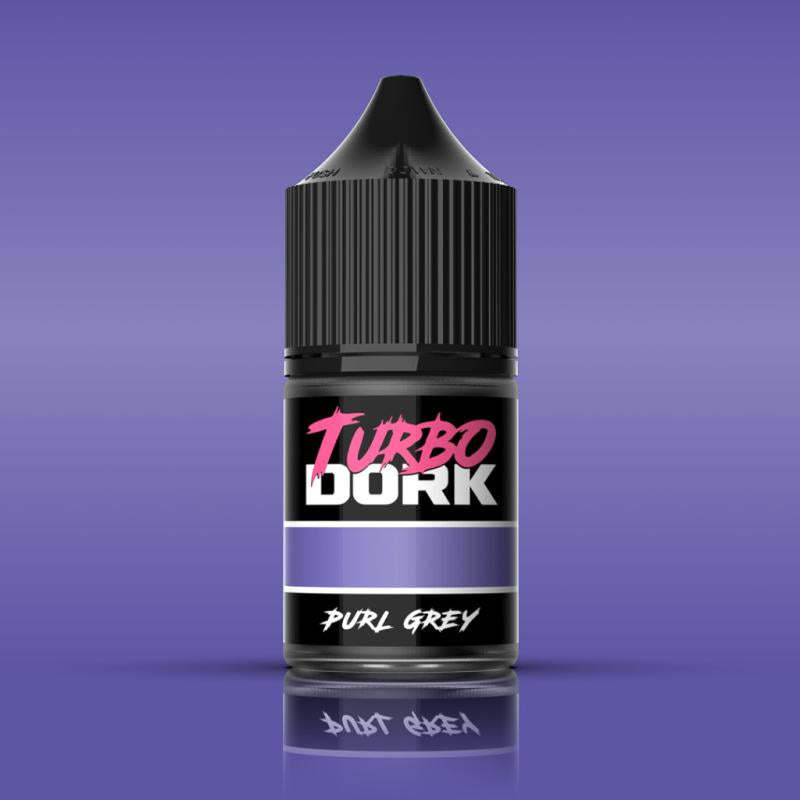 Turbo Dork: Purl Grey Metallic Acrylic Paint 22ml Bottle