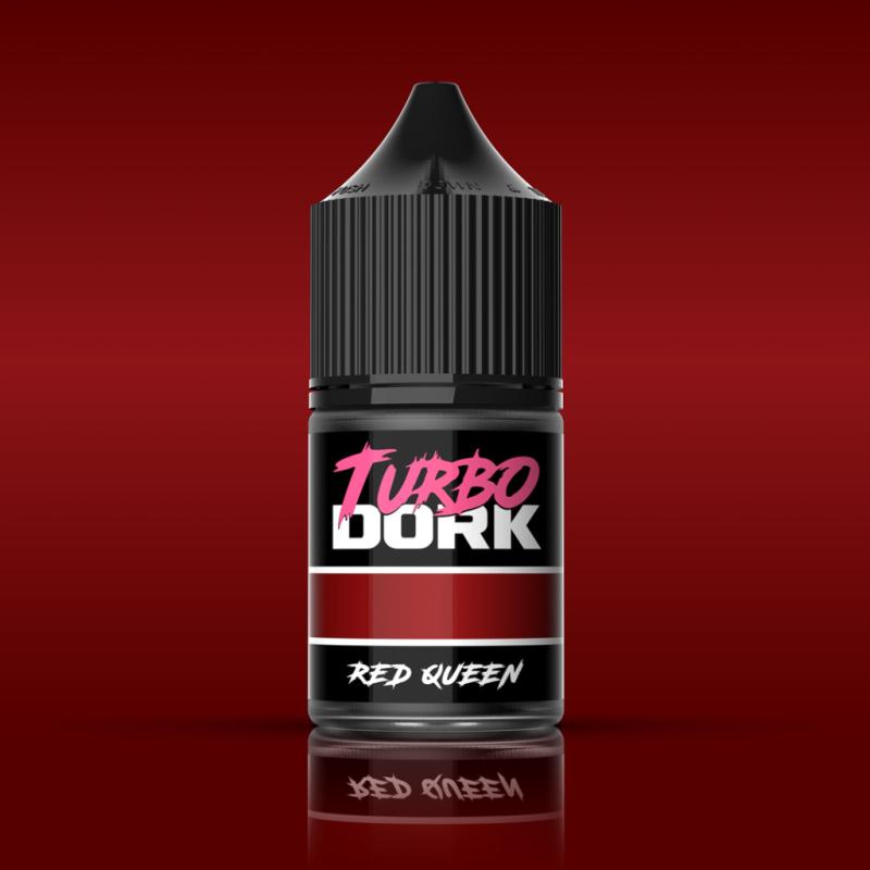 Turbo Dork: Red Queen Metallic Acrylic Paint 22ml Bottle