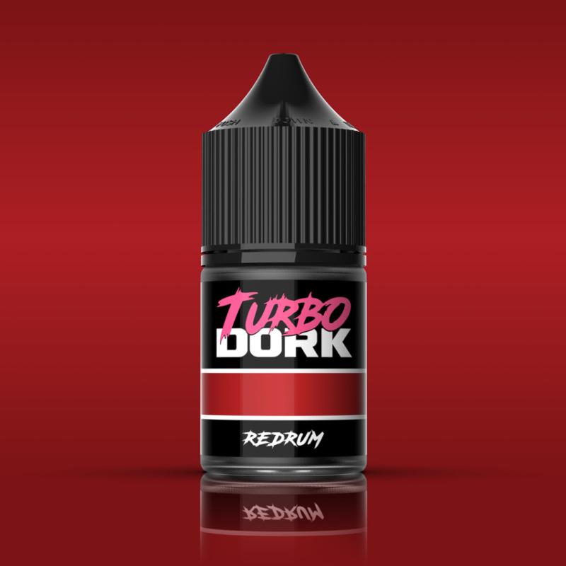 Turbo Dork: Redrum Metallic Acrylic Paint 22ml Bottle