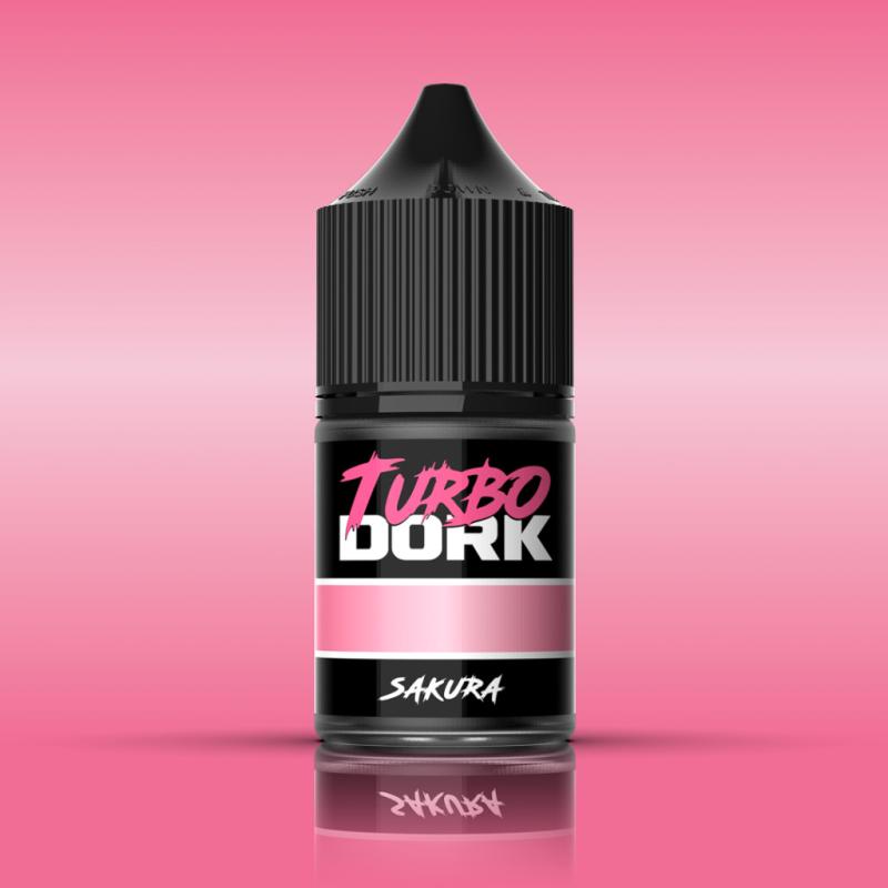 Turbo Dork: Sakura Metallic Acrylic Paint 22ml Bottle